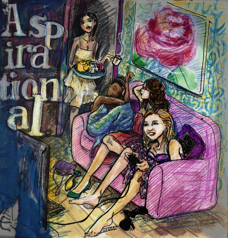 jenny robins - fashion illustration - aspirational. 2014