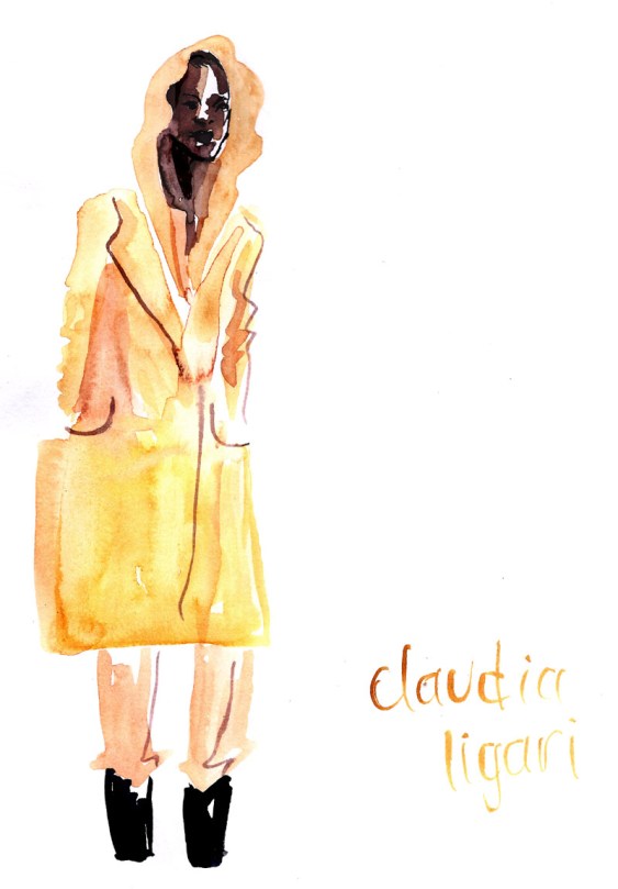 claudia ligari camel - lfw - aw13 - jenny robins - amelias magazine