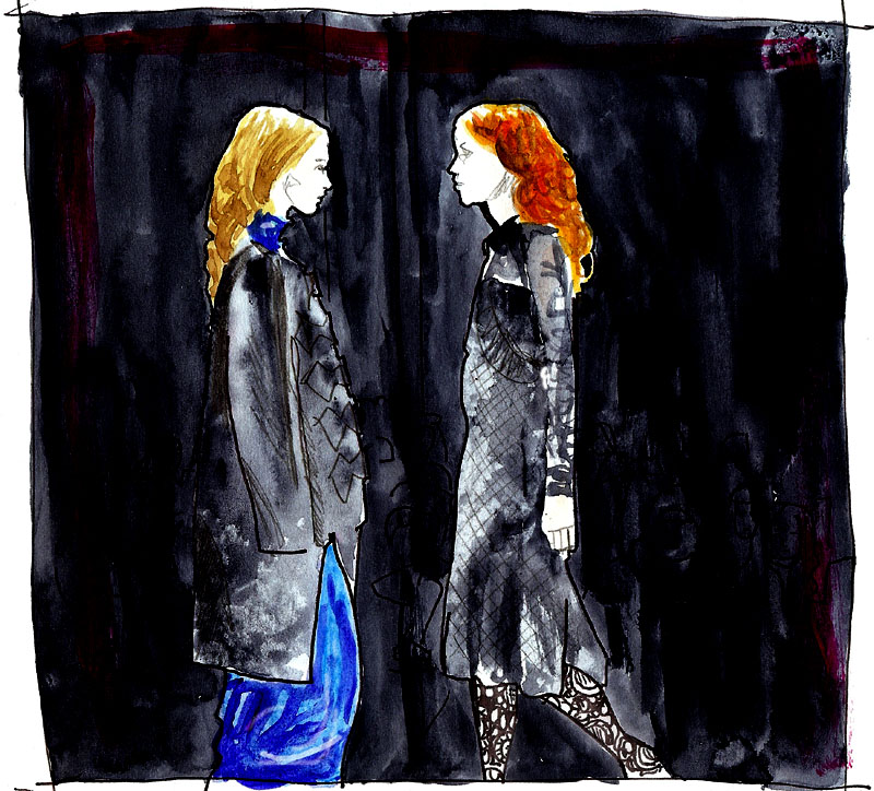 Clements Ribeiro - lfw aw 2011 - jenny robins
