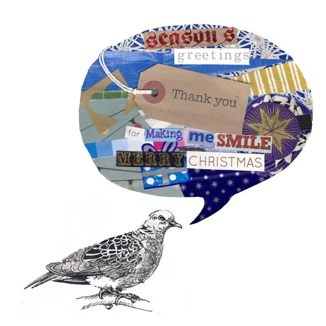 jenny robins - dove - chirstmas - collage