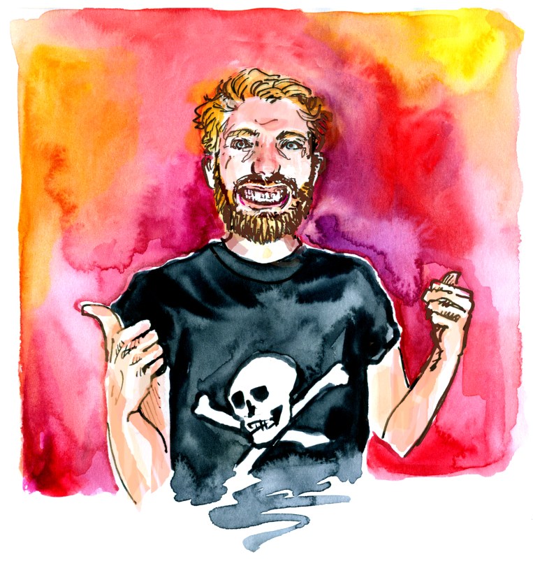 Portrait of James for the Facebook project. 2013 - Jenny Robins