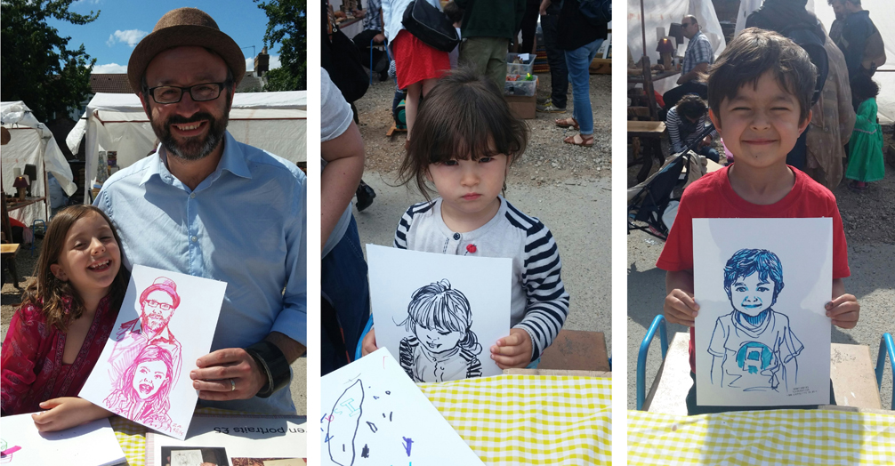 jenny robins - blackhorse road workshop - live portraits - small