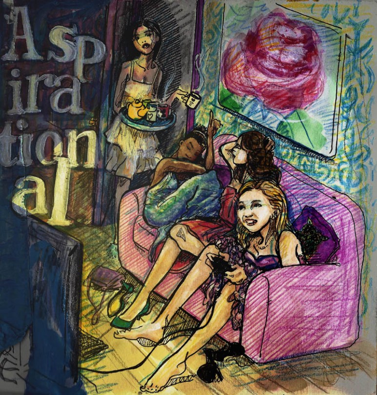 jenny robins - fashion illustration - aspirational