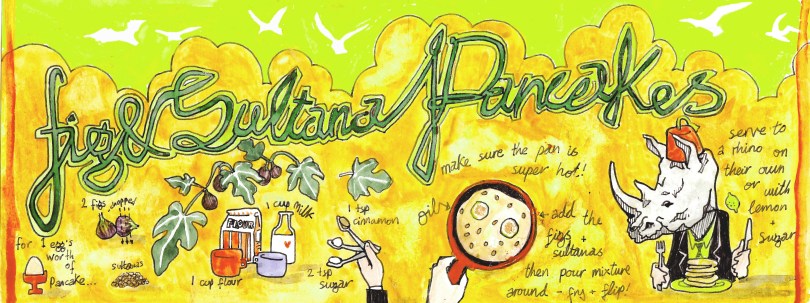 jenny robins - fig and sultana pancakes