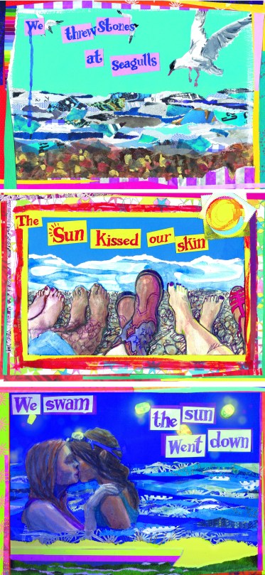 jenny robins - pretty litter - alternative collage postcards