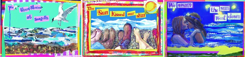 jenny robins - pretty litter - alternative collage postcards