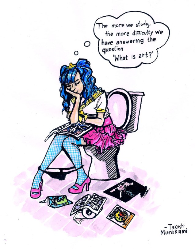 jenny robins - takashi murikami - pop life - illustration web