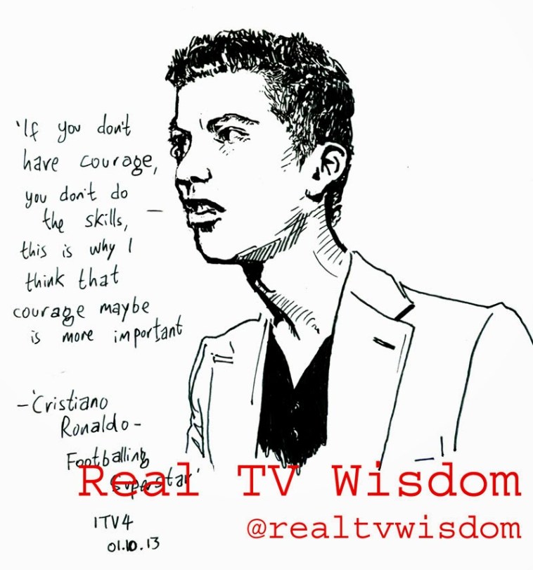 real tv wisdom - jenny robins - cristiano ronaldo