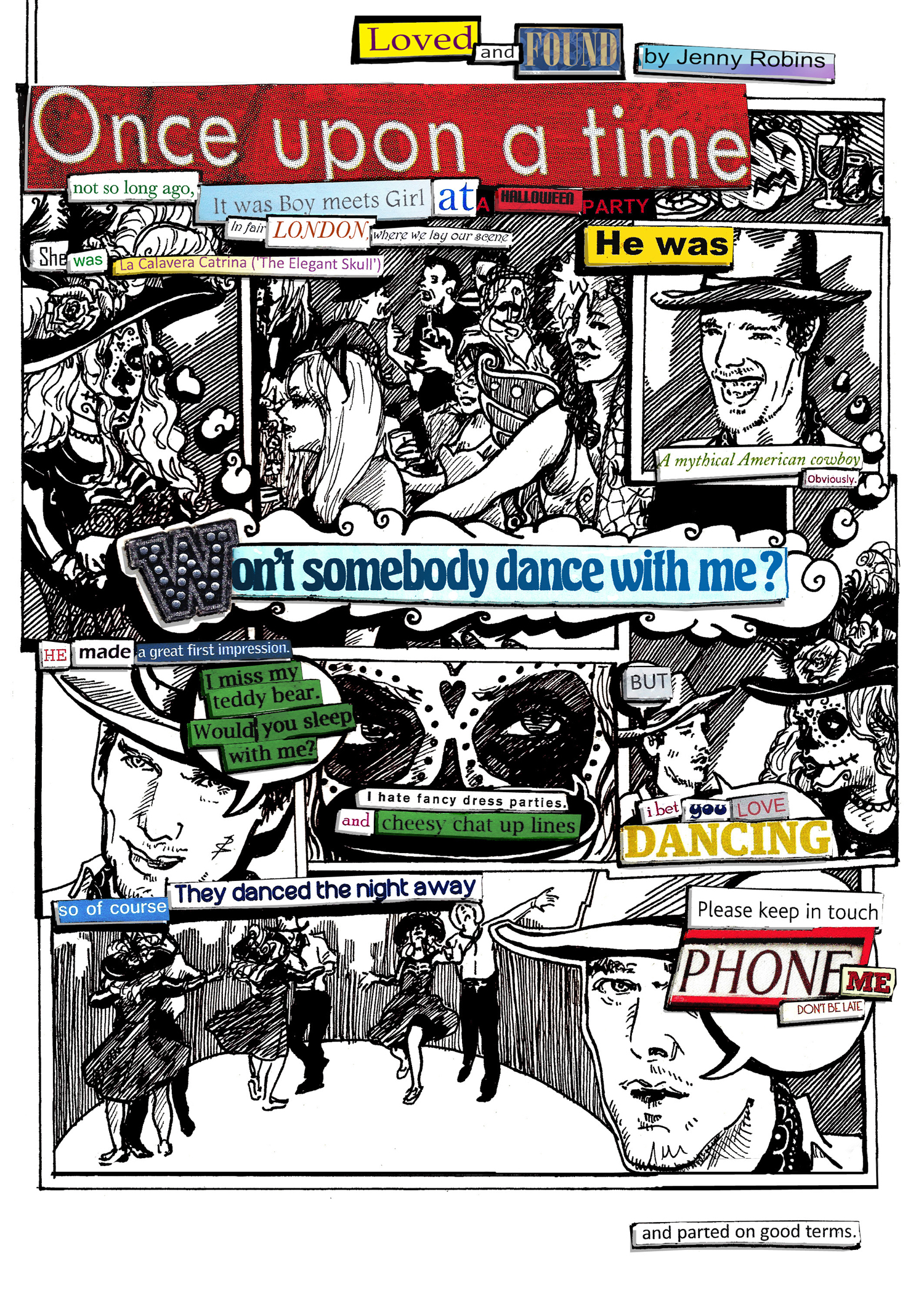 jenny robins - found text comic - page 1 final